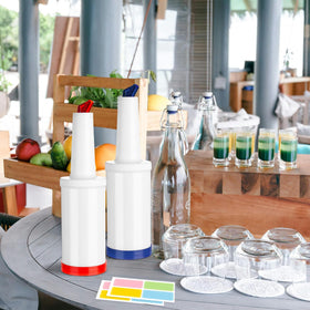 TINSKY durable plastic bottle with rust-resistant spouts.