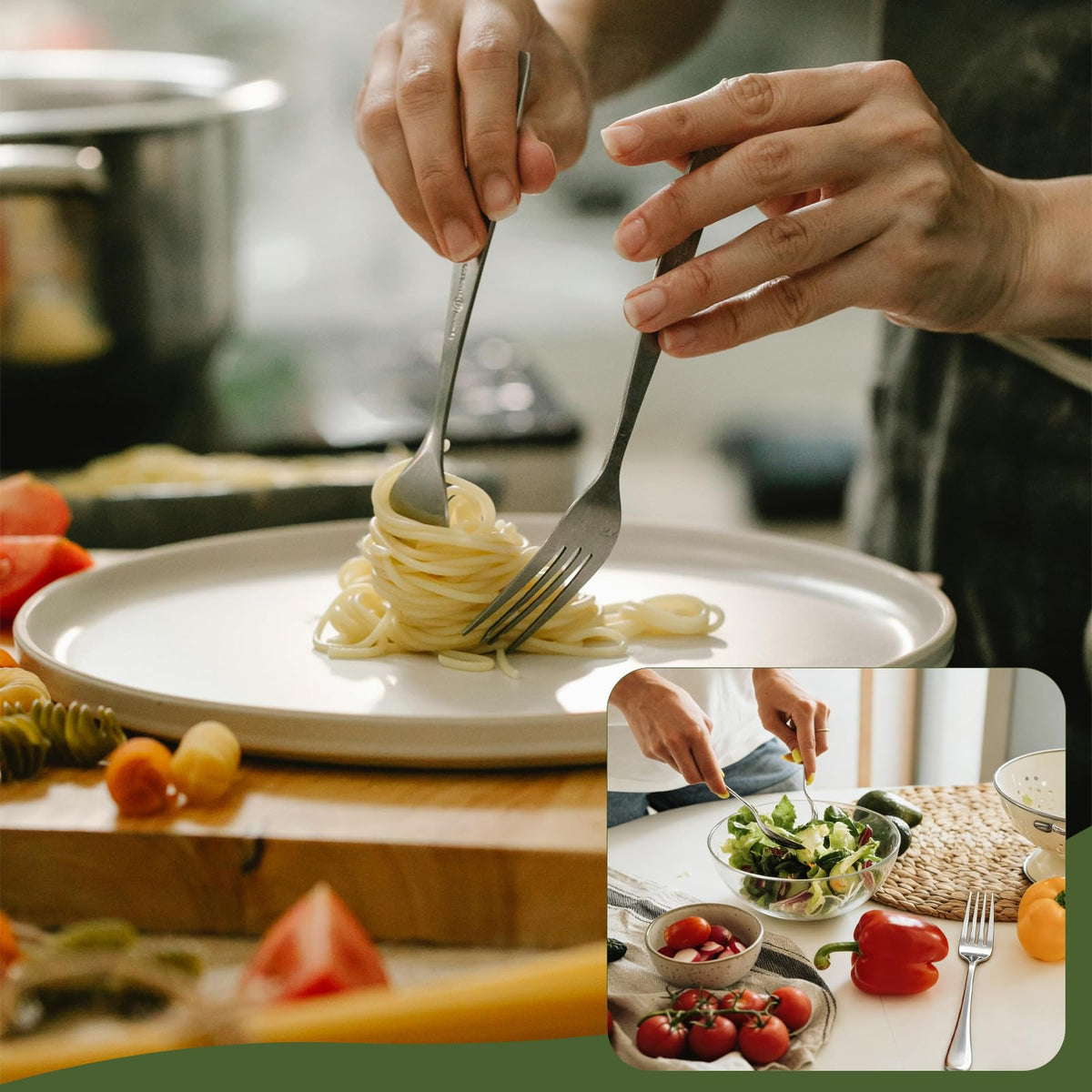 TINSKY elegant table setting flatware enhancing any dining occasion.