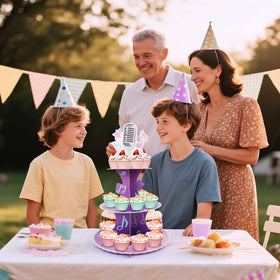 Tintinwiwigo elevated cupcake display ideal for birthday treats