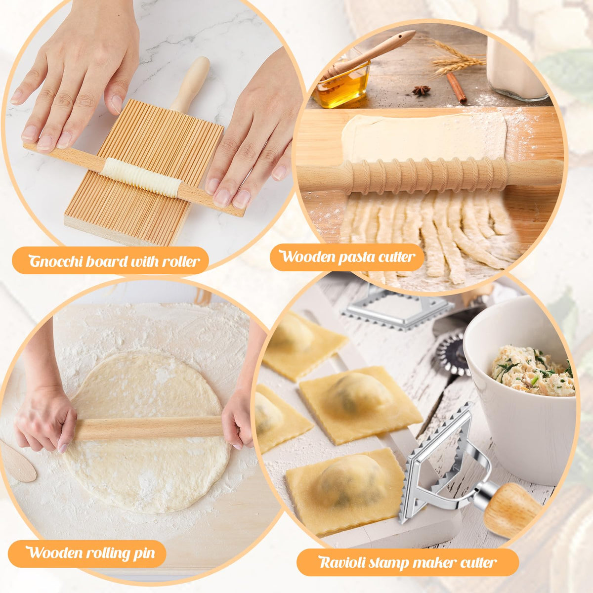 Tioncy pasta roller creates smooth sheets for clean cuts