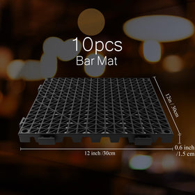 Tioncy bar mats non-slip surface helps glasses stay secure during fast service.