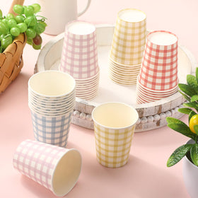Tioncy disposable paper cups, leakproof and easy to clean after events