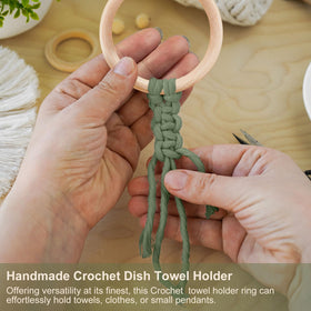 Tioncy easy-clean crochet design supports repeated use with gentle detergent.