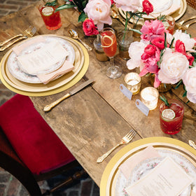 Tioncy disposable placemats protect surfaces while adding upscale charm.