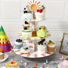 Tioncy sun-pattern surface complements birthday party decor