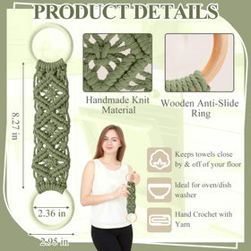 Tioncy wood-ring towel holder ends in beech for durable, natural contrast.