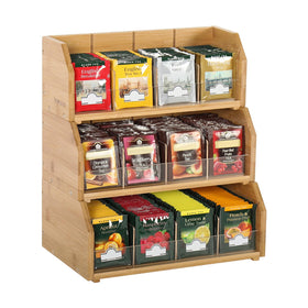 TIOPGHAD 3-layer tea bag organizer showing high capacity and easy access