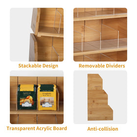 TIOPGHAD removable compartments adapt to bag sizes and K-cups