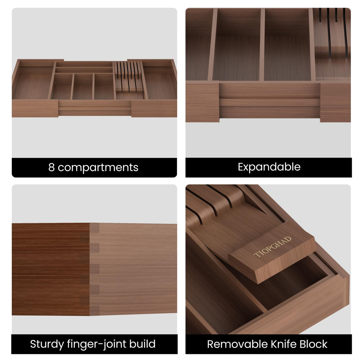 TIOPGHAD-spatula-tongs-storage fits large utensils for quick access.