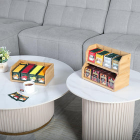 TIOPGHAD wood tea box on counter to save space