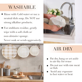 Durable Tirphy bowl covers are reusable, reducing waste in the kitchen.