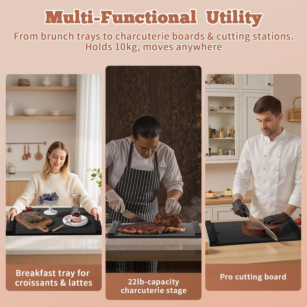 TIRYIUOU reinforced handles provide secure grip and easy lifting.