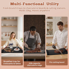 TIRYIUOU reinforced handles provide secure grip and easy lifting.