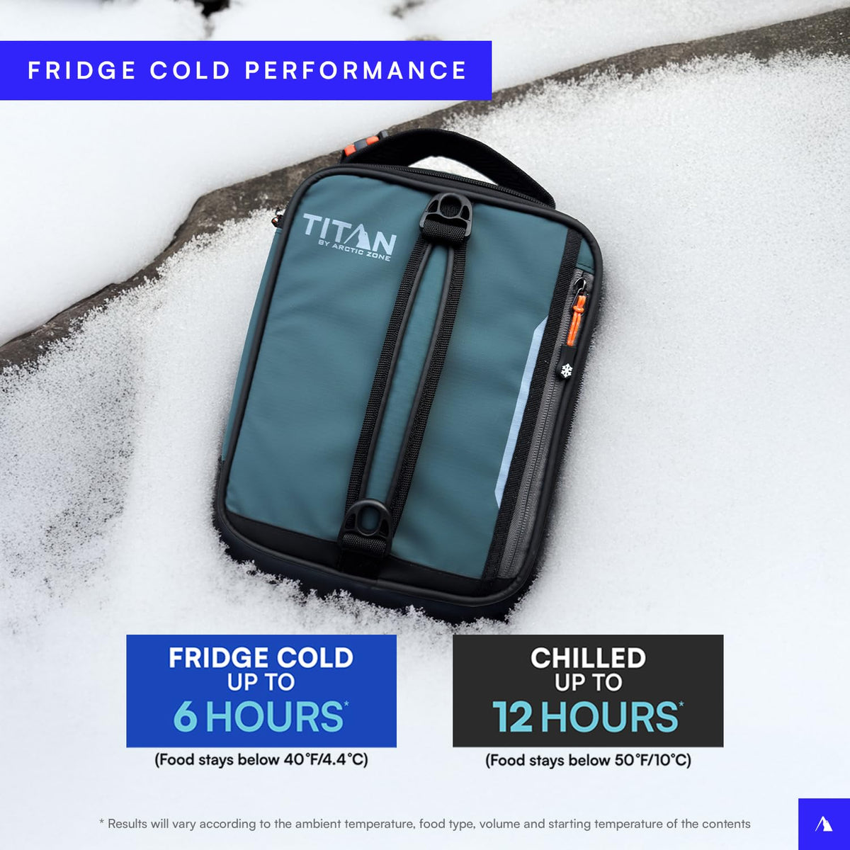 Leak-proof interior lining with Microban protection in Titan by Arctic Zone