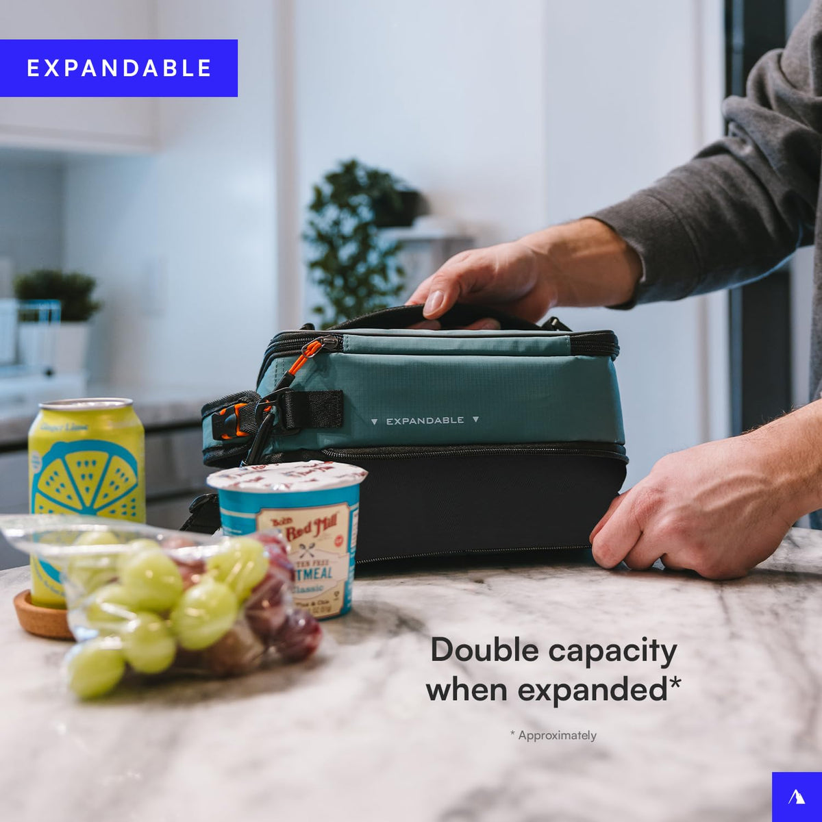 Versatile carry options of Titan by Arctic Zone for commuting