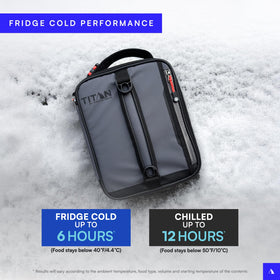 Microban protection logo on Titan by Arctic Zone lunch bag.