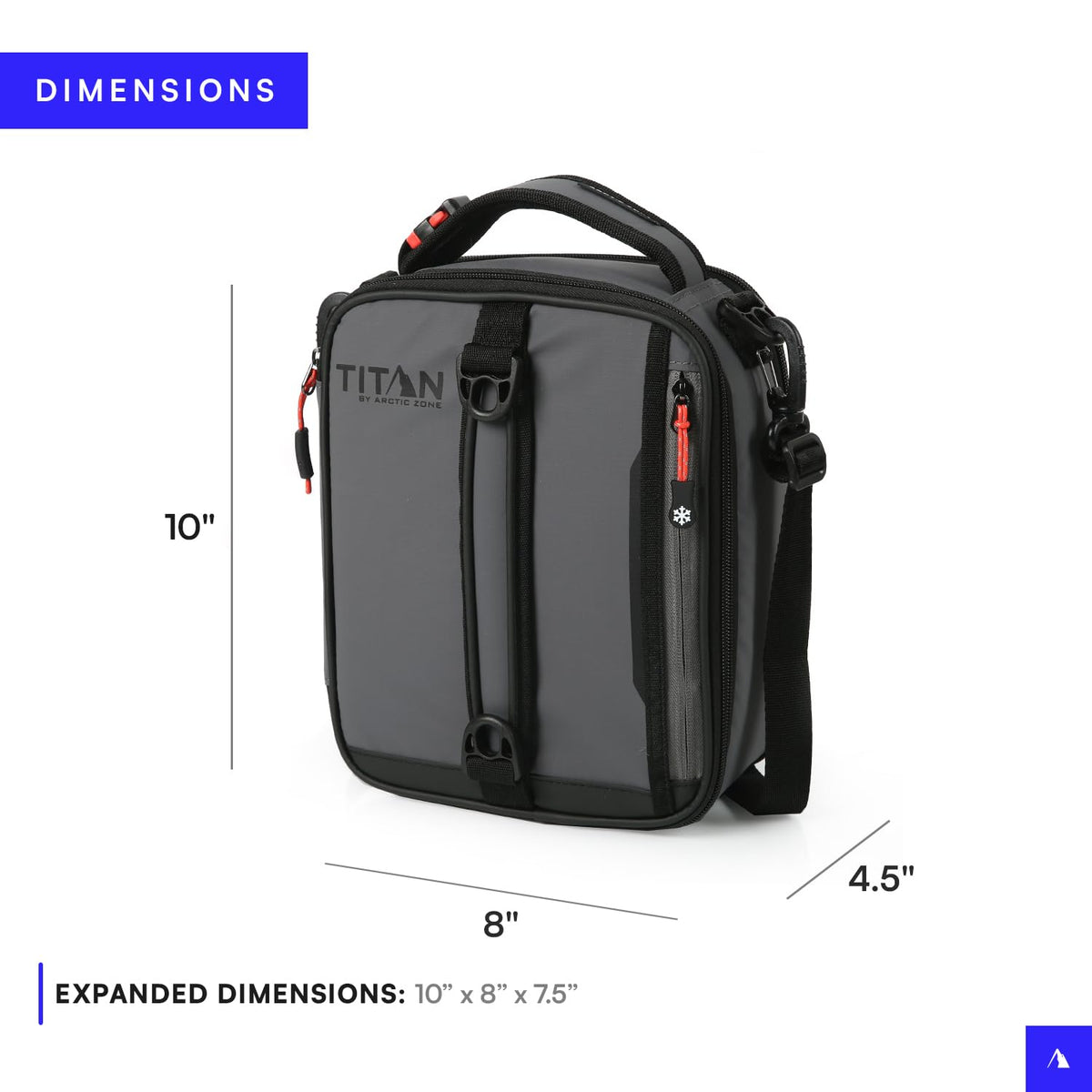 On-the-go commute scene with Titan lunch bag keeping meals fresh.