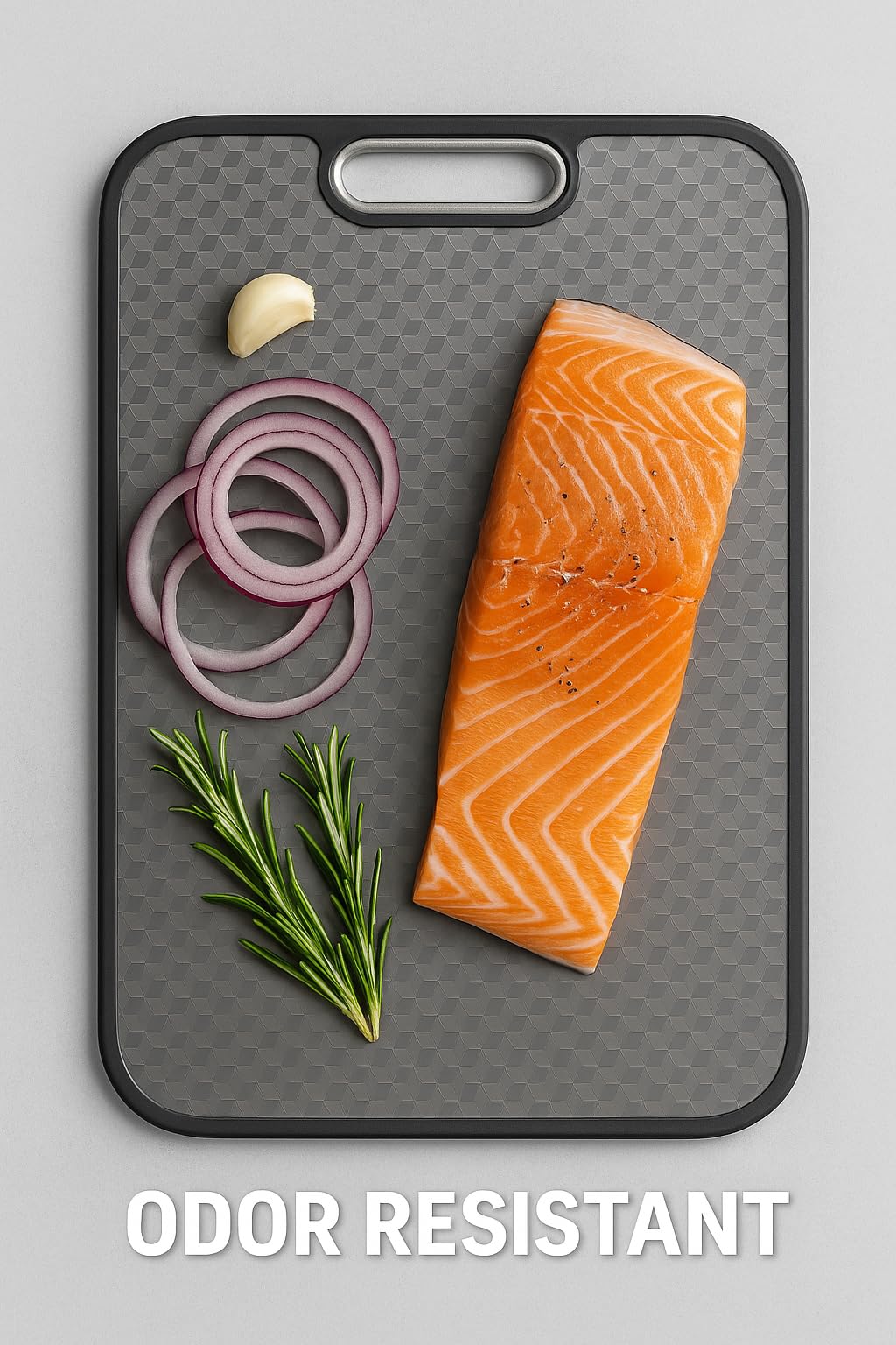 TITANCLAD easy-clean cutting board cleans with soap and water