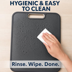 TITANCLAD temperature-resistant cutting board handles hot and cold prep