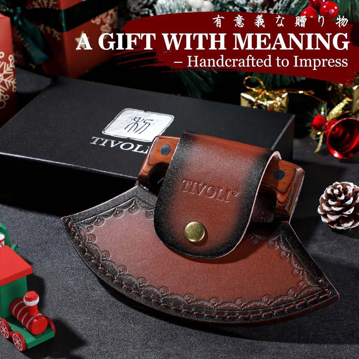 TIVOLI gift-ready packaging enhances gifting appeal.