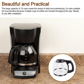 TJUNSENHARSH dishwasher-safe carafe for easy cleanup.