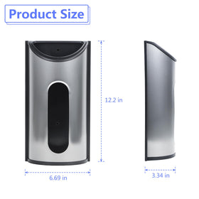 TKGKHK trash bag dispenser front-opening design keeps bags tidy and accessible.