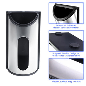 TKGKHK back magnet mount enables quick, damage-free installation.