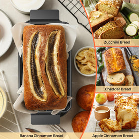 TLAZZ meatloaf pan cleans easily after cooking with nonstick surface