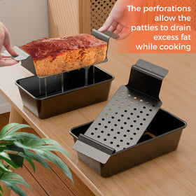TLAZZ kitchen scene with meatloaf pan ready for baking bread or loaf