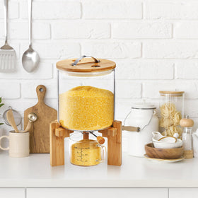 Tlence 5L capacity storage ideal for large pantry needs.