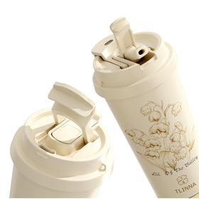 TLINNA ceramic interior lining preserves flavor inside the stainless steel cup