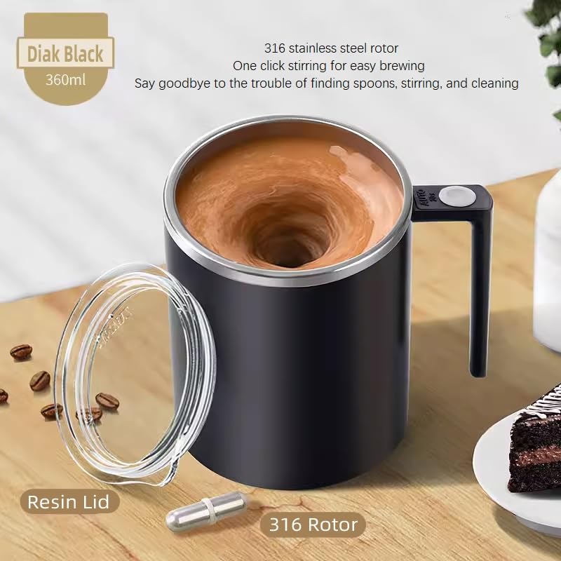 TLINNA automatic stirring action on mug for quick drinks