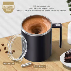 TLINNA automatic stirring action on mug for quick drinks