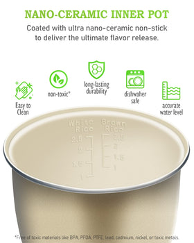 TLOG Mini Rice Cooker shown with a travel-friendly handle for on-the-go meals.