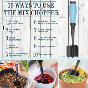 TMEDW Meat Chopper with ergonomic handle for a comfortable grip