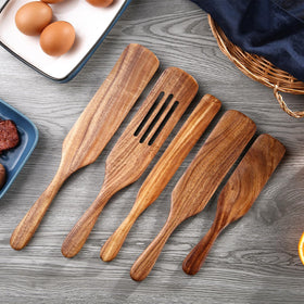 Tmkit elegant wooden utensil gift set packaged nicely for cooks.