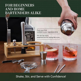 TNCO TNGO muddler and spoon ready for effortless mixing and stirring.