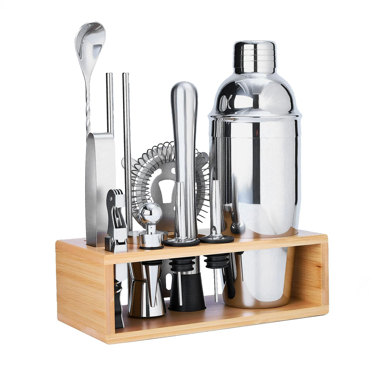 TNCO TNGO cocktail shaker set with shaker, complete home entertaining kit.