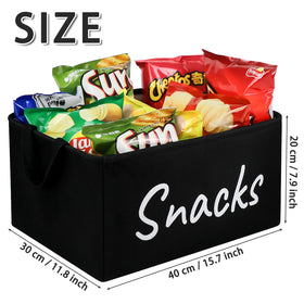 TNNTOPELE snack bin suitable for pantry, kitchen, and living areas