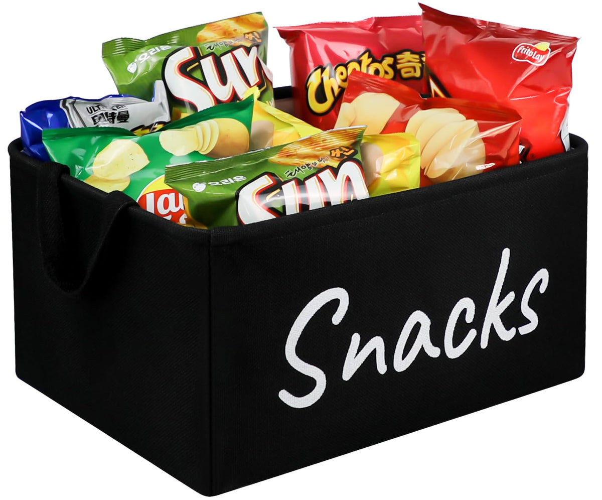TNNTOPELE snack bin in pantry with large capacity for multiple snack bags