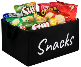 TNNTOPELE snack bin in pantry with large capacity for multiple snack bags