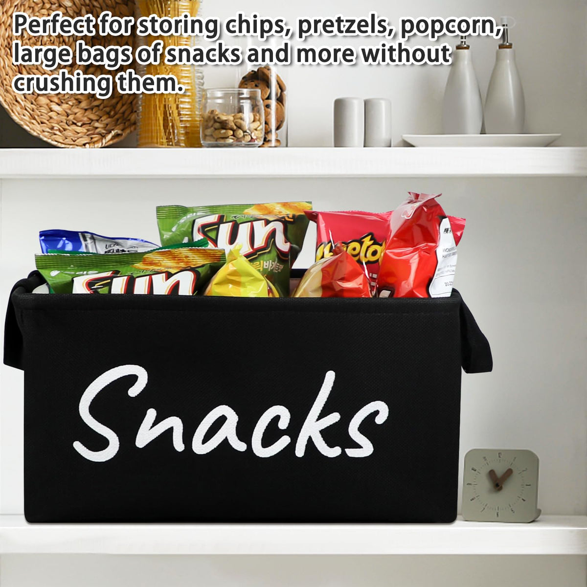 TNNTOPELE snack bin side handles for easy transport