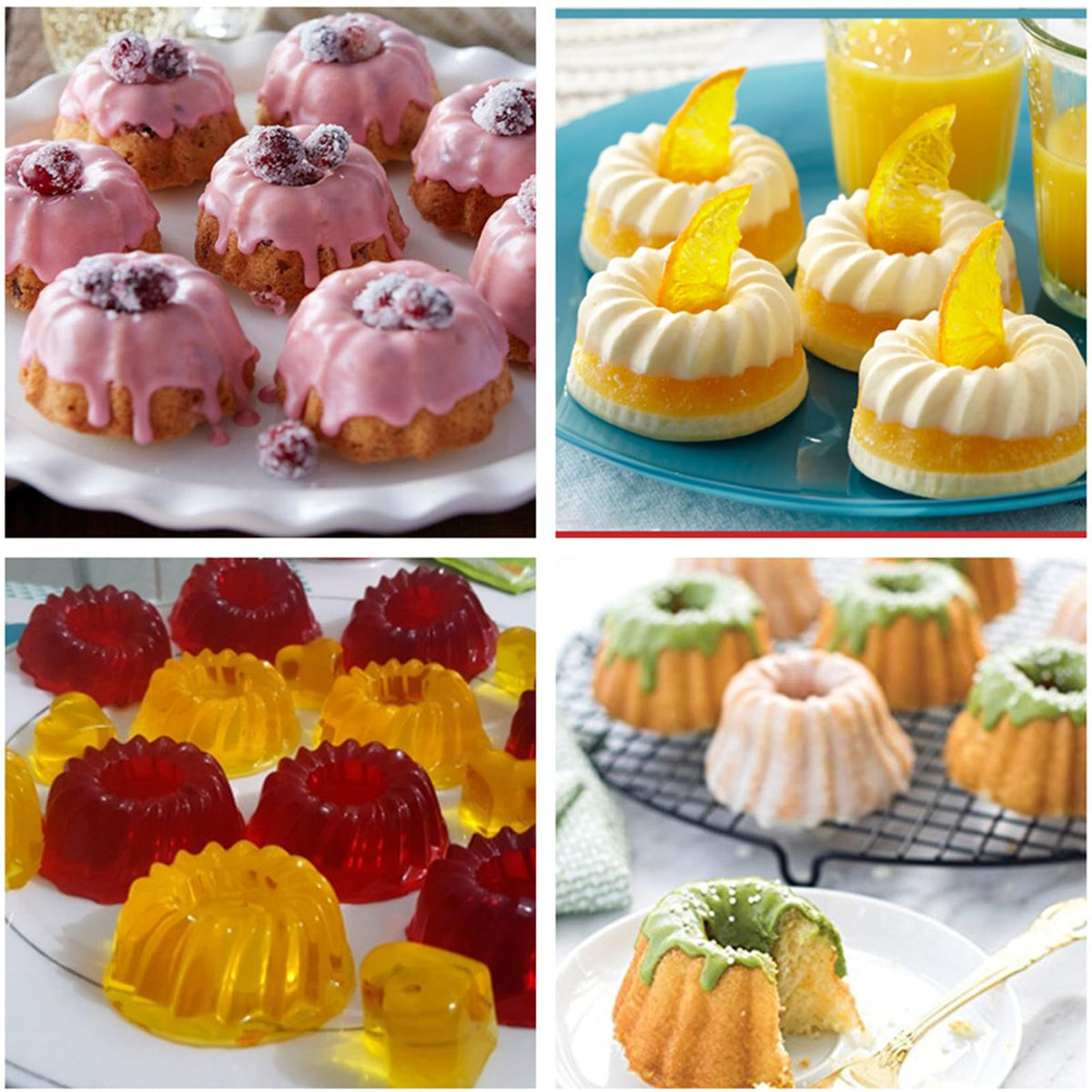 To encounter 45 Pieces silicone bakeware set heat-resistant and nonstick for flexible baking