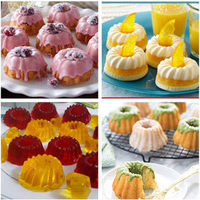 To encounter 45 Pieces silicone bakeware set heat-resistant and nonstick for flexible baking