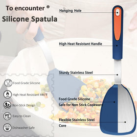 To encounter silicone fish spatula lifting delicate fish evenly.