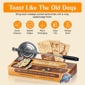 Toas-Tite retro-packaging evokes the 1949 original design