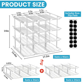 ToBeAce soda can dispenser tray front angle facilitates quick access.