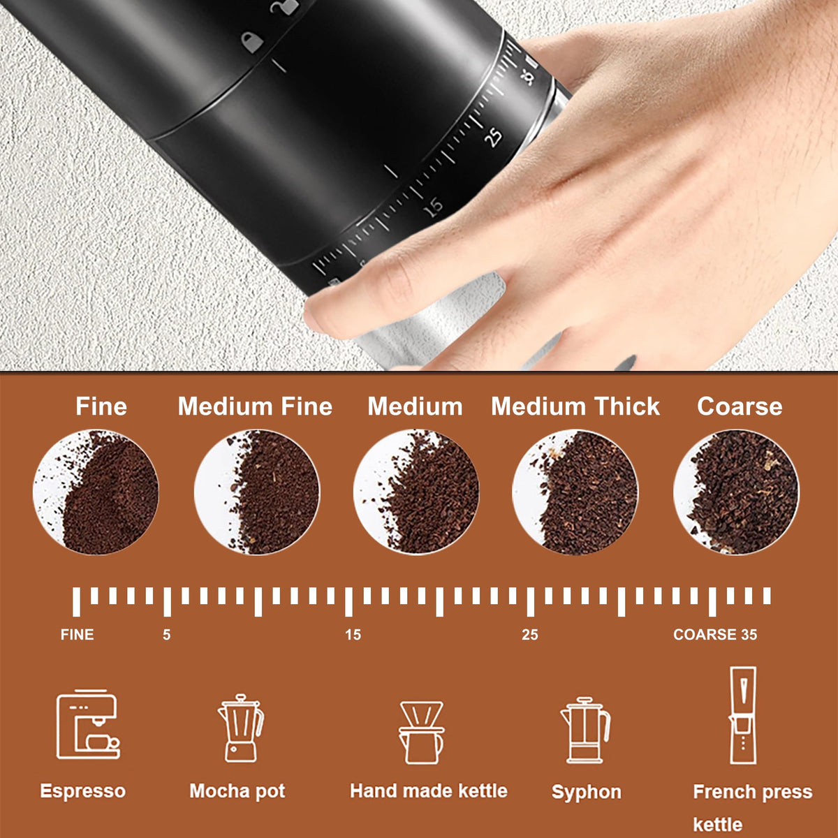 TOBEFORT compact, lightweight design fits in a backpack for travel and office use.