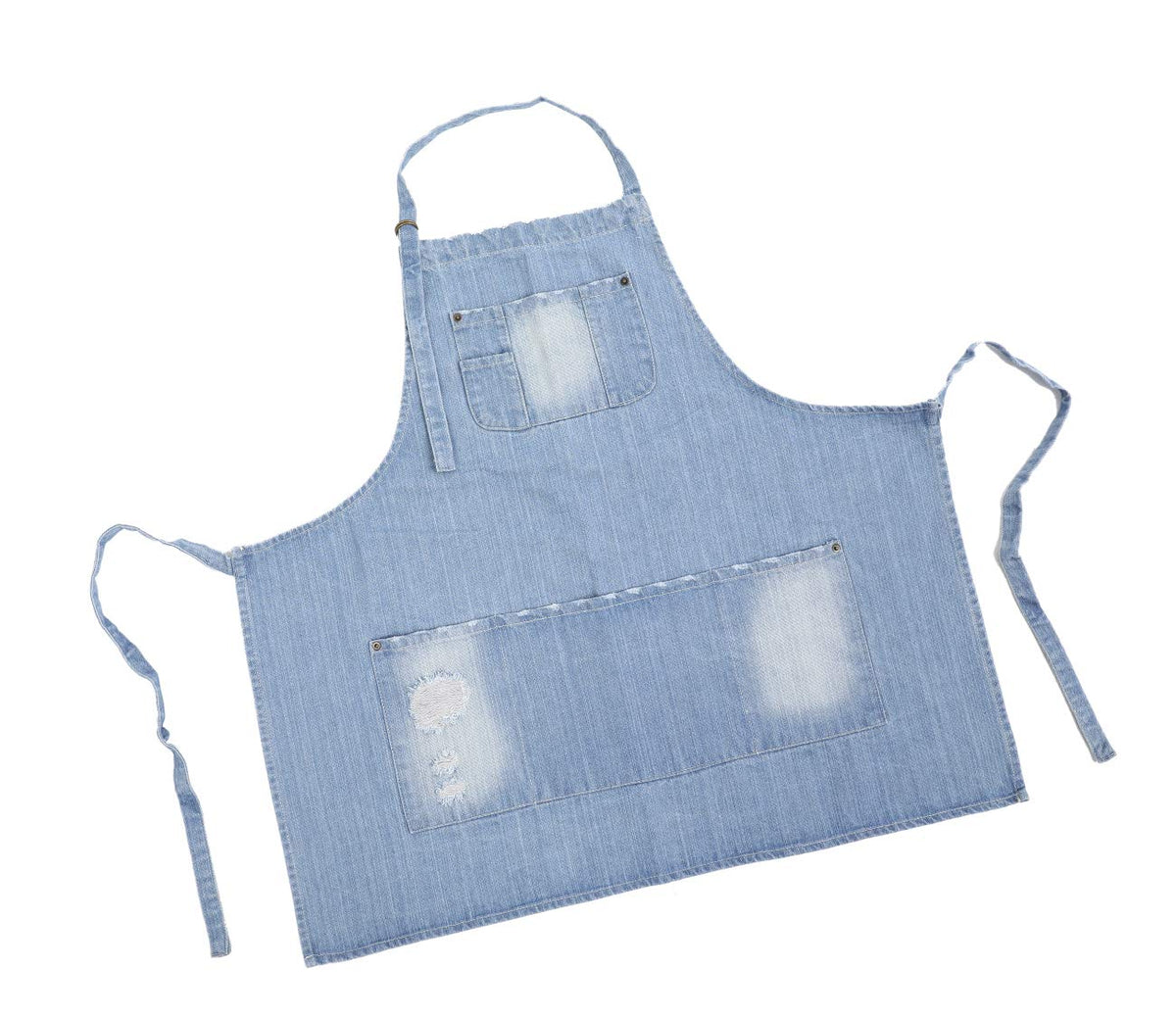 Tobyan Cotton Denim Apron Soft adjustable neck strap for a comfortable fit