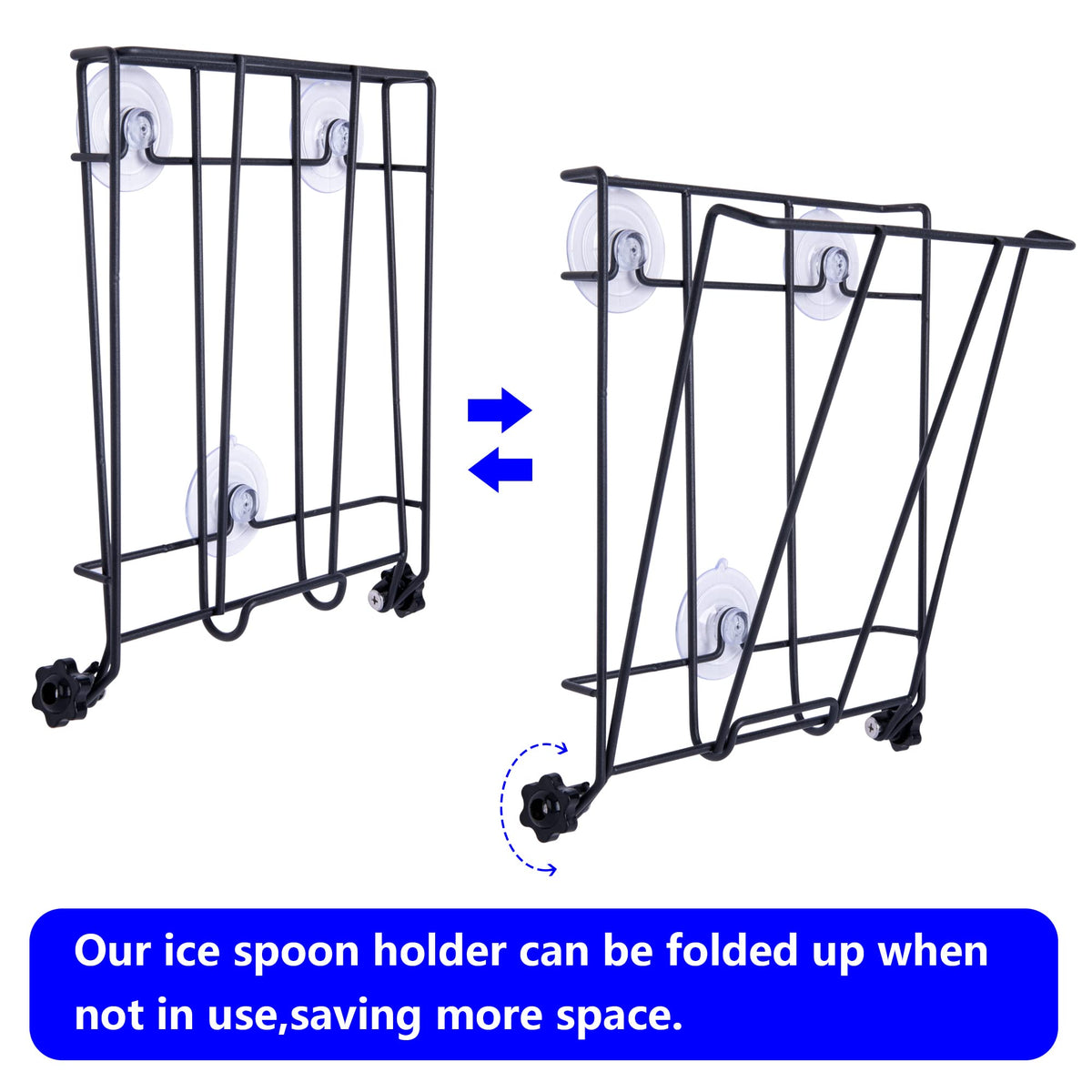 TOCCYARD Holder with suction cups ensures quick install and stable placement.